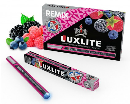 Одноразовое электронное антитабачное устройство RASPBERRY+BLUEBERRY+BLACKBERRY, Luxlite