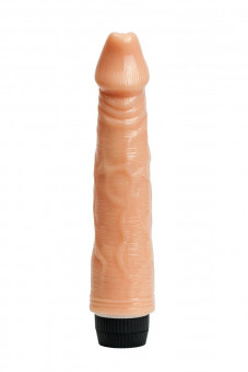 Телесный вибратор-реалистик - 22,5 см., 4sexdreaM