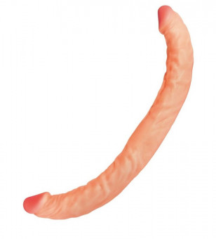 Двусторонний фаллоимитатор Realstick Nude - 34 см., ToyFa