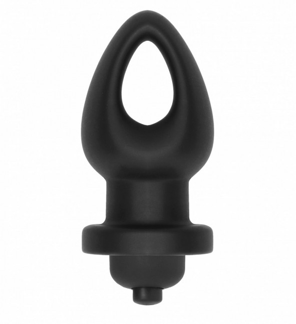 Анальный вибратор No.58 Anal Vibrator с отверстием - 8 см., Shots Media BV