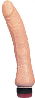 Телесный многоскоростной вибромассажёр - 20,2 см., NMC