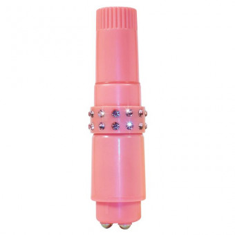 Розовая виброракета DIAMOND POCKET ROCKET - 10 см., Toy Joy