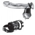 Утяжка на пенис и мошонку Cock Ring With 1.5" Ball Stretcher And Optional Weight Ring, BlueLine