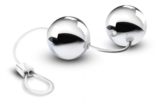 Серебристые вагинальные шарики B Yours Bonne Beads, Blush Novelties Серебристые вагинальные шарики B Yours Bonne Beads, Blush Novelties