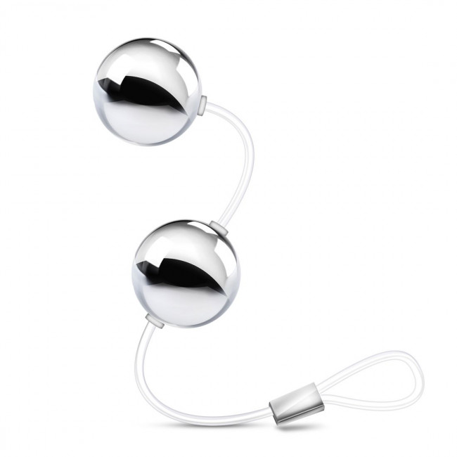 Серебристые вагинальные шарики B Yours Bonne Beads, Blush Novelties Серебристые вагинальные шарики B Yours Bonne Beads, Blush Novelties
