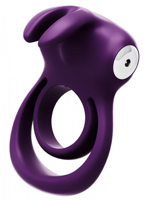 Фиолетовое эрекционное кольцо VeDO Thunder Bunny, VeDO
