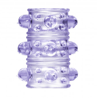 Фиолетовая насадка на пенис Rings Armour, Lola toys
