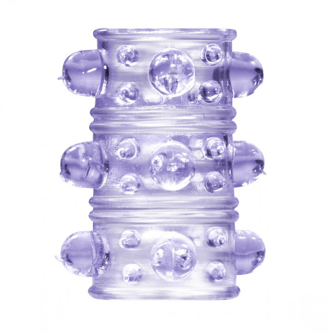 Фиолетовая насадка на пенис Rings Armour, Lola toys