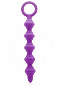 Фиолетовая анальная цепочка Wrick Purple - 18 см., Shots Media BV