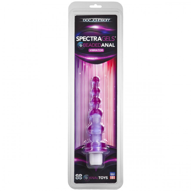Фиолетовая анальная виброёлочка SPECTRA GELS - 17,7 см., Doc Johnson Фиолетовая анальная виброёлочка SPECTRA GELS - 17,7 см., Doc Johnson