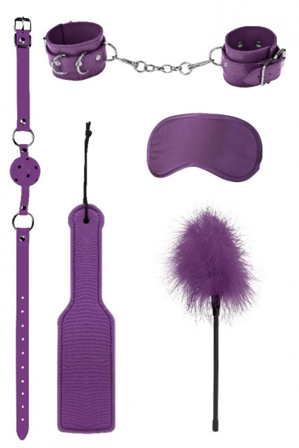 Фиолетовый игровой набор БДСМ Introductory Bondage Kit №4 Фиолетовый игровой набор БДСМ Introductory Bondage Kit №4