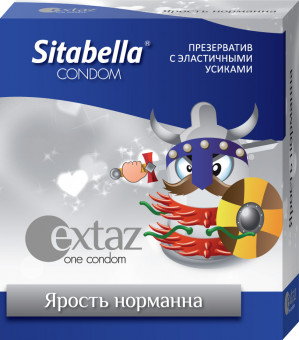 Презерватив Sitabella Extaz "Ярость норманна" - 1 шт., Sitabella