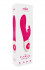 Розовый вибратор с клиторальным зайчиком The Classic Rabbit - 22 см., The Rabbit Company