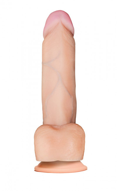 Фаллоимитатор на присоске The Best Lover - 21 см., Lola toys Фаллоимитатор на присоске The Best Lover - 21 см., Lola toys