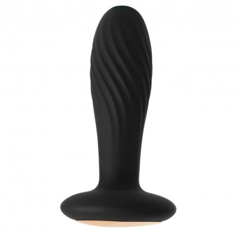 Чёрная анальная пробка Bella Black - 11,3 см., Svakom
