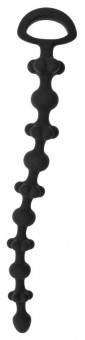 Чёрная анальная цепочка Royal Chain - 26 см., Shots Media BV