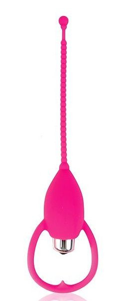 Розовый уретральный стимулятор с 7 режимами вибрации, Bior toys
