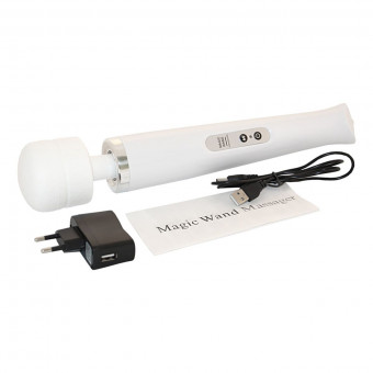 Белый беспроводной вибромассажер Magic Wand, Hitachi Magic