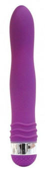 Фиолетовый эргономичный вибратор Sexy Friend - 17,5 см., Bior toys