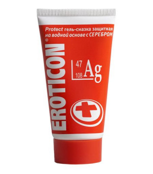 Защитная гель-смазка защитная Ag с серебром - 50 мл., Eroticon