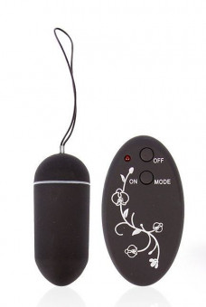 Черное виброяйцо Sexy Friend с 10 режимами вибрации, Bior toys