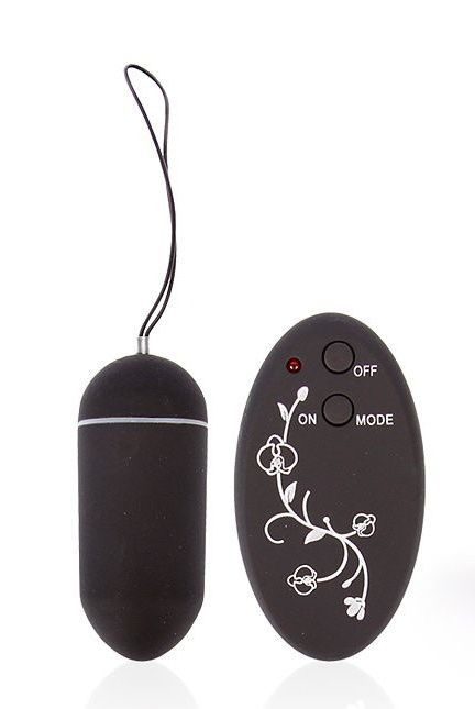 Черное виброяйцо Sexy Friend с 10 режимами вибрации, Bior toys