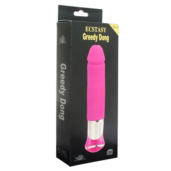 Ярко-розовый перезаряжаемый вибратор ECSTASY Deluxe Greedy Dong - 19,5 см. Ярко-розовый перезаряжаемый вибратор ECSTASY Deluxe Greedy Dong - 19,5 см.