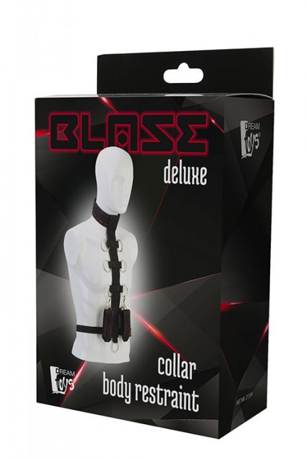 Черный шейный воротник и манжеты на запястья COLLAR BODY RESTRAINT