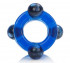 Голубое двойное эрекционное кольцо с магнитами Magnetic Power Ring, California Exotic Novelties