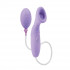 Помпа Waterproof Silicone Clitoral Pump Collection Thea с вибрацией фиолетовая, California Exotic Novelties