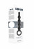 Чёрный анальный стимулятор No.59 Dildo With Metal Ring - 22,5 см., Shots Media BV