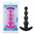 Чёрный анальный стимулятор MaxPleasure Anal Beads - 14 см., Howells