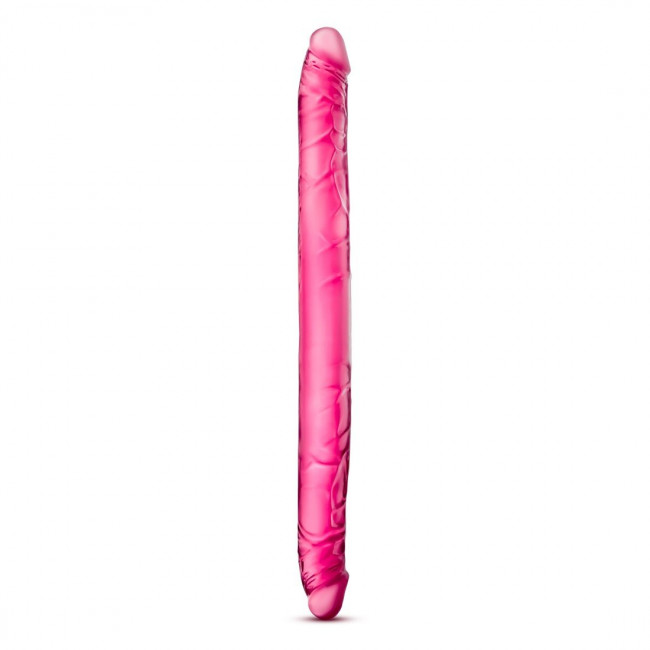 Розовый двусторонний фаллоимитатор B Yours 16" Double Dildo - 40,6 см., Blush Novelties Розовый двусторонний фаллоимитатор B Yours 16" Double Dildo - 40,6 см., Blush Novelties
