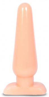 Телесная анальная пробка LARGE PLUG - 15 см.