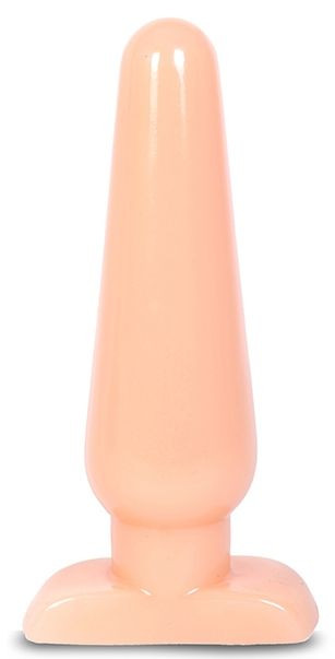 Телесная анальная пробка LARGE PLUG - 15 см. Телесная анальная пробка LARGE PLUG - 15 см.