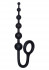 Чёрный анальный стимулятор с кольцом COLT BUDDY BALLS - 18,5 см., California Exotic Novelties