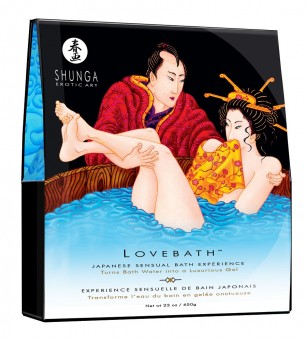 Соль для ванны Lovebath Ocean temptation, превращающая воду в гель - 650 гр. , Shunga