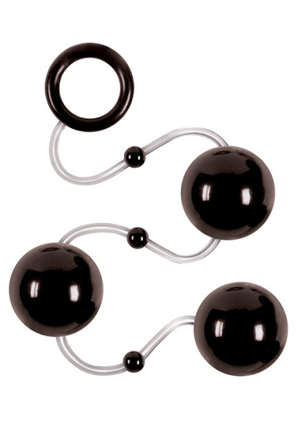 Чёрные анальные шарики Renegade Pleasure Balls, NS Novelties Чёрные анальные шарики Renegade Pleasure Balls, NS Novelties