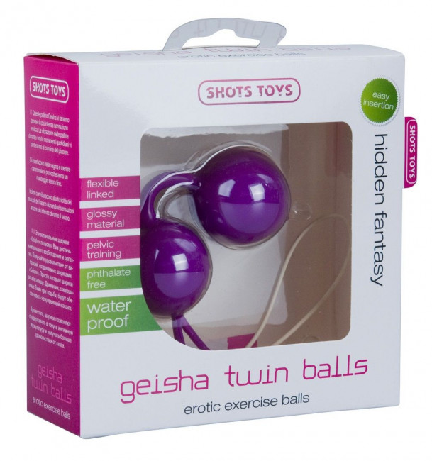 Фиолетовые вагинальные шарики Geisha Purple, Shots Media BV Фиолетовые вагинальные шарики Geisha Purple, Shots Media BV