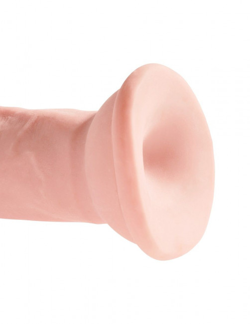 Телесный фаллоимитатор на присоске 6" Triple Density Cock - 18,4 см.