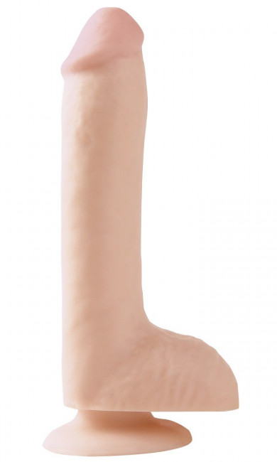 Телесный фаллоимитатор на присоске 8" Dong with Suction Cup - 21,6 см., Pipedream Телесный фаллоимитатор на присоске 8" Dong with Suction Cup - 21,6 см., Pipedream