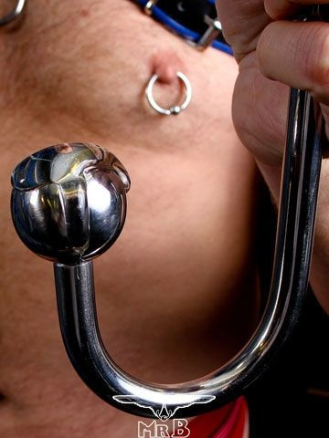 Анальный крюк для бондажа Bondage Hook - 30 см., Mister B
