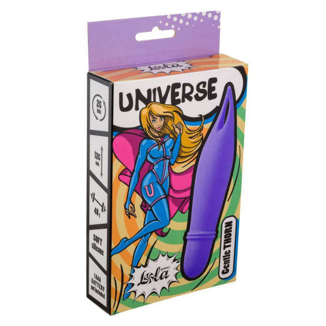Фиолетовый мини-вибратор Universe Gentle Thorn, Lola toys Фиолетовый мини-вибратор Universe Gentle Thorn, Lola toys