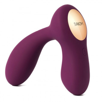 Фиолетовый стимулятор простаты с вибрацией Vicky Violet , Svakom