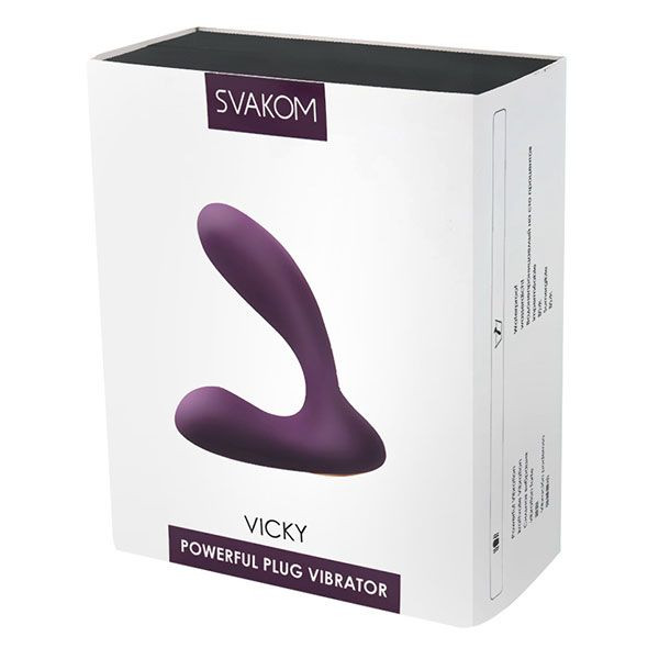 Фиолетовый стимулятор простаты с вибрацией Vicky Violet , Svakom Фиолетовый стимулятор простаты с вибрацией Vicky Violet , Svakom
