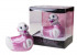 Бело-розовый вибратор-уточка I Rub My Duckie Bondage Travel Size, Big Teaze Toys