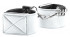Чёрно-белые двусторонние наручники Reversible Wrist Cuffs, Shots Media BV Чёрно-белые двусторонние наручники Reversible Wrist Cuffs, Shots Media BV
