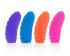 Набор Posh Silicone Finger Teasers Swirls: четыре насадки на палец из силикона, California Exotic Novelties Набор Posh Silicone Finger Teasers Swirls: четыре насадки на палец из силикона, California Exotic Novelties