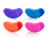 Набор Posh Silicone Finger Teasers Swirls: четыре насадки на палец из силикона, California Exotic Novelties Набор Posh Silicone Finger Teasers Swirls: четыре насадки на палец из силикона, California Exotic Novelties