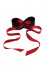 Наручники мягкие Tantric Binding Love Universal Cuffs черные с красным, California Exotic Novelties